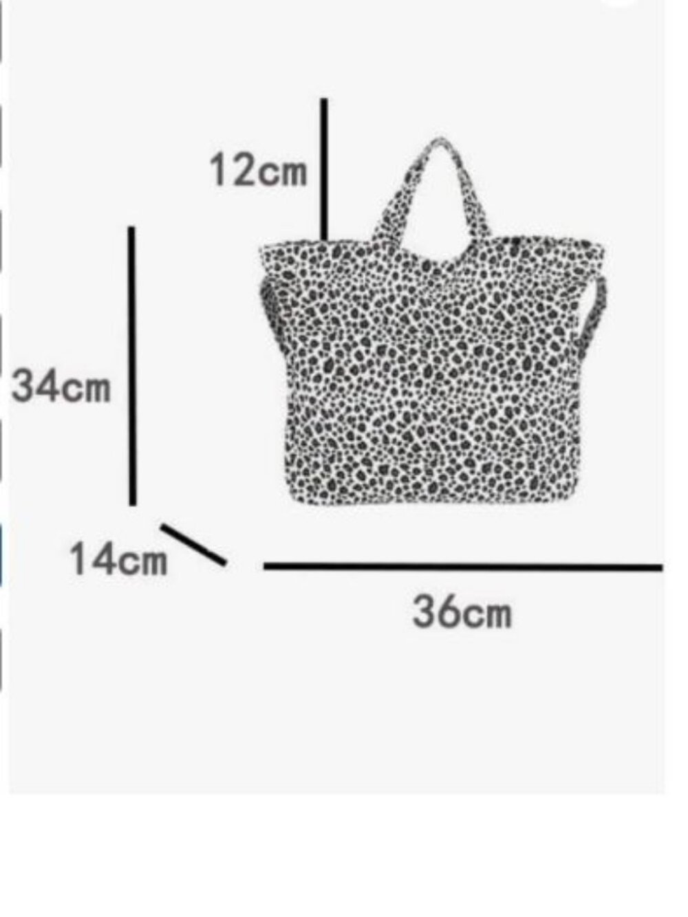 Large Capacity Leopard Print Hobo Bag with Adjustable Shoulder Strap - Picture 2 of 7